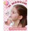M MOOHAM Hypoallergenic Surgical Stainless Steel Earrings for Girls Kids Women – Screw Back Earrings for Sensitive Ears Cute Flower Butterfly Toddler Stud Hoop Earrings Christmas Jewelry Gift(Silver Plated)