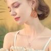 M MOOHAM Rose Heart Necklaces for Women – Heart Initial Pendant Necklaces for Women Jewelry Christmas Valentines Anniversary Birthday Gifts for Her Mom Wifefriend Daughter