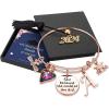 M MOOHAM College Graduation Gifts for Her, High School Graduation Gifts for Girls Class of 2024 College Graduation Gifts for Her 2024 Graduation Gifts for Daughter Graduation Jewelry(A)