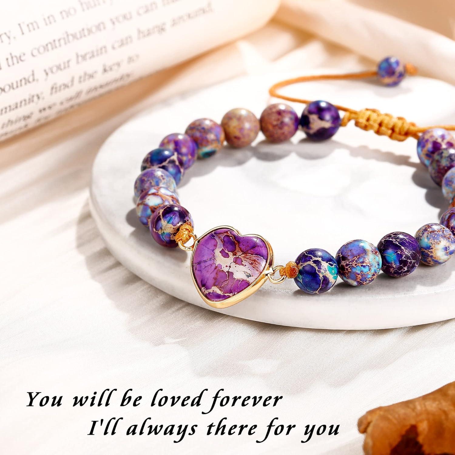 imageM MOOHAM Mothers Day Gifts for Daughter Bracelets Bracelets for Teen Girls Daughter Gifts from Mom Birthday Gifts for Daughter Bracelets for Teen Girls Daughter Gifts from Dad