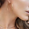 M MOOHAM 14K-Gold-Plated Hoop Earrings for Women – Hypoallergenic 14K Gold 925 Sterling silver-plated Post Sensitive Ears Nickel Free Hoops Earrings Set for Women Jewelry Lightweight 13-60mm(3pairs-20/20/20mm-Gold-plated)