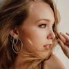 M MOOHAM 14K-Gold-Plated Hoop Earrings for Women – Hypoallergenic 14K Gold 925 Sterling silver-plated Post Sensitive Ears Nickel Free Hoops Earrings Set for Women Jewelry Lightweight 13-60mm(3pairs-30/40/50mm-silver-plated)