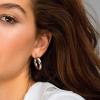 M MOOHAM 14K-Gold-Plated Hoop Earrings for Women – Hypoallergenic 14K Gold 925 Sterling silver-plated Post Sensitive Ears Nickel Free Hoops Earrings Set for Women Jewelry Lightweight 13-60mm(2pcs-15mm-silver-plated)