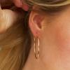 M MOOHAM 14K-Gold-Plated Hoop Earrings for Women – Hypoallergenic 14K Gold 925 Sterling silver-plated Post Sensitive Ears Nickel Free Hoops Earrings Set for Women Jewelry Lightweight 13-60mm(2pcs-30mm-Gold-plated)