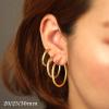 M MOOHAM 14K-Gold-Plated Hoop Earrings for Women – Hypoallergenic 14K Gold 925 Sterling silver-plated Post Sensitive Ears Nickel Free Hoops Earrings Set for Women Jewelry Lightweight 13-60mm(“3pairs-20/25/30mm-Gold-plated)