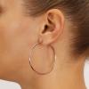 M MOOHAM 14K-Gold-Plated Hoop Earrings for Women – Hypoallergenic 14K Gold 925 Sterling silver-plated Post Sensitive Ears Nickel Free Hoops Earrings Set for Women Jewelry Lightweight 13-60mm(2pcs-30mm-Rose-plated)