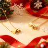 M MOOHAM Christmas Gifts for Grandkids Teens Girls -14K-Gold-Plated Heart Initial Bracelets for Women Girl Dainty Gold Bracelets Birthday Gift Stocking Stuffers for Women Teenage Girls Kids Gifts(Gold-Plated)