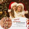 M MOOHAM Colorful Initial Necklaces for Girls Women Kids – Christmas Stocking Stuffers Beaded Pearl Choker Necklace for Women Teen Girl Gifts Trendy Personalized Letter Birthday Gifts Kids Jewelry(J)