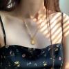 M MOOHAM Dainty Gold Necklace for Women – 18K Gold Plated Initial Necklaces for Women Trendy | Personalized Cute Initial Necklace | Layered Gold Jewelry for Women(Gold)
