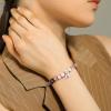 M MOOHAM Gifts for Daughter/Granddaughter/Sister/Always Remember – Pink Natural Stone Bracelet for Girls Teen Girl Gifts Trendy Stuff(Daughter)