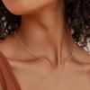M MOOHAM Gold Necklaces for Women Trendy – Personalized Pendant Necklace, Dainty Satellite Chain | 14K Gold Plated Necklace Letter A-Z Necklaces for Women Trendy | Birthday Gifts for Her