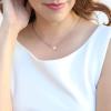 M MOOHAM Necklace for Women Gifts, Rose Gold Letter U Heart Initial Necklace