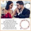 M MOOHAM Wife Christmas Gifts from Husband – Initial Bracelets for Women Birthday Gifts for Wife Bracelets for Wife Valentines Day Gifts for Wife Christmas Gifts for Wife from Husband