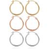 3pairs-20mm-Gold-plated/silver-plated/Rose