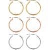3pairs-25mm-Gold-plated/silver-plated/Rose