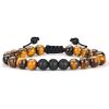 Tiger Eye Matte Agate Bracelet