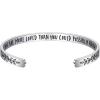 M MOOHAM Bracelets for Women – Engraved Quote Inspirational Bracelet Birthday Christmas Funny Gifts for Best Friend, Daughter, Son, Sister, Niece, Mom, Coworkers, Stainless Steel Jewelry(Family-You are more loved than you could possibly know)