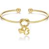 M MOOHAM Christmas Gifts for Women Teen Girls – Knot Initial Bracelets for Women, Bridesmaid Gifts Bridesmaids Proposal Gift Dainty Knot Letter A-Z Heart Initial Bracelet Jewelry Friendship Bracelets(G)