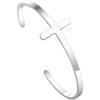Cross bracelet silver