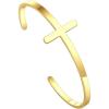 Cross bracelet gold