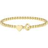 M MOOHAM Stocking Stuffers for Teen Girls Women – Dainty Gold Initial Beaded Bracelets for Women Trendy, Charm Letter A-Z Personalized Bracelet Jewelry Kids Christmas Gifts(G)