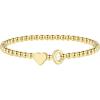 M MOOHAM Stocking Stuffers for Teen Girls Women – Dainty Gold Initial Beaded Bracelets for Women Trendy, Charm Letter A-Z Personalized Bracelet Jewelry Kids Christmas Gifts(C)