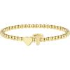 M MOOHAM Stocking Stuffers for Teen Girls Women – Dainty Gold Initial Beaded Bracelets for Women Trendy, Charm Letter A-Z Personalized Bracelet Jewelry Kids Christmas Gifts(T)