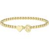 M MOOHAM Stocking Stuffers for Teen Girls Women – Dainty Gold Initial Beaded Bracelets for Women Trendy, Charm Letter A-Z Personalized Bracelet Jewelry Kids Christmas Gifts(S)