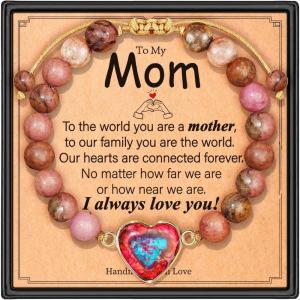 M MOOHAM Mothers Day Gifts for Mom, Bracelets for Mom Gifts for Mom from Dad Birthday Gifts for Mom Mothers Day Gifts for Mom Bracelets for Mom Gifts