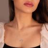 M MOOHAM Necklaces for Women Gifts -Rose Heart Initial Pendant Necklaces for WomenJewelry Christmas Valentines Anniversary Birthday Gifts for Her Mom Wife Girlfriend Daughter