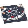 M MOOHAM Bracelets for Women Girls, Mantra Bracelet Funny Inspirational Jewelry Gifts for Best Friend, Mom, Daughter, Son, Sister, Niece Birthday Mothers Day Present Come Gift Box(It takes a big heart to teach little minds)