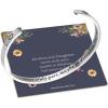 M MOOHAM Bracelets for Women Girls, Mantra Bracelet Funny Inspirational Jewelry Gifts for Best Friend, Mom, Daughter, Son, Sister, Niece Birthday Mothers Day Present Come Gift Box(Mothers and Daughters never truly part maybe in distance but never in heart)