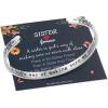 M MOOHAM Bracelets for Women Girls, Mantra Bracelet Funny Inspirational Jewelry Gifts for Best Friend, Mom, Daughter, Son, Sister, Niece Birthday Mothers Day Present Come Gift Box(A sister is God’s way of making sure we never walk alone)