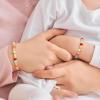M MOOHAM Colorful Beaded Initial Bracelet for Women – Dainty Beaded Bracelets for Women Trendy Charm Letter A-Z Personalized Heart Jewelry Gifts(E)