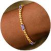 02-February-Amethyst Purple Color Bracelet