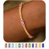 10-October-Tourmaline Pink Color Bracelet