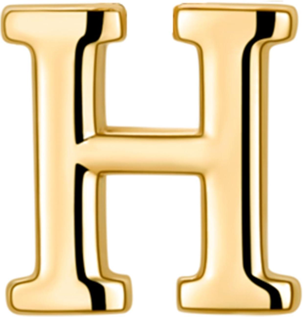 imageM MOOHAM Valentines Gifts for Kids Her Initial Bracelets for Teen Girls Women 14KGoldPlated Heart Initial Bracelet for Women Stretch Beaded Bracelets Jewelry Valentines Gifts for HerH