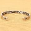 M MOOHAM Bracelets for Women Girls, Mantra Bracelet Funny Inspirational Jewelry Gifts for Best Friend, Mom, Daughter, Son, Sister, Niece Birthday Mothers Day Present Come Gift Box(To my Daughter.Never forget that I love you…)