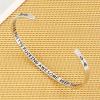 M MOOHAM Bracelets for Women Girls, Mantra Bracelet Funny Inspirational Jewelry Gifts for Best Friend, Mom, Daughter, Son, Sister, Niece Birthday Mothers Day Present Come Gift Box(Cuff)