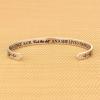 M MOOHAM Bracelets for Women Girls, Mantra Bracelet Funny Inspirational Jewelry Gifts for Best Friend, Mom, Daughter, Son, Sister, Niece Birthday Mothers Day Present Come Gift Box(“A wise woman once said  fu*k this sh*t and she lived happily ever after”)
