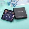 M MOOHAM Bracelets for Women Girls, Mantra Bracelet Funny Inspirational Jewelry Gifts for Best Friend, Mom, Daughter, Son, Sister, Niece Birthday Mothers Day Present Come Gift Box(Because I fu@king sparkle)