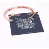 M MOOHAM Bracelets for Women Girls, Quote Mantra Bracelet Funny Inspirational Jewelry Gifts for Best Friend, Mom, Daughter, Son, Sister, Niece Birthday Mothers Day Present Come Gift Box(I love you to the moon &back-Rose Gold)