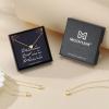 M MOOHAM Valentines Gifts for Kids Girls -Initial Heart Necklace for Girls Women, Dainty Cubic Zirconia Initial Heart Pendant Necklace for Women Girl Jewelry Gifts(Gold)