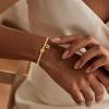 M MOOHAM Valentines Gifts for Her Women Kids – Initial Birthstone Bracelet Elastic 14K-Gold-Plated Bead Bracelets Birthstone Bracelets Jewelry Valentines Gifts for Mom Sister Wife Girlfriend Teen Girl(B)