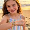 M MOOHAM Valentines Gifts for Kids Girls Her – 5PCS Colorful Beaded Bracelets for Girls, Cute Heart Initial Bracelet Stretch Stackable Bracelets Jewelry Set Valentines Gifts for Kids Teen Girl Women(C)