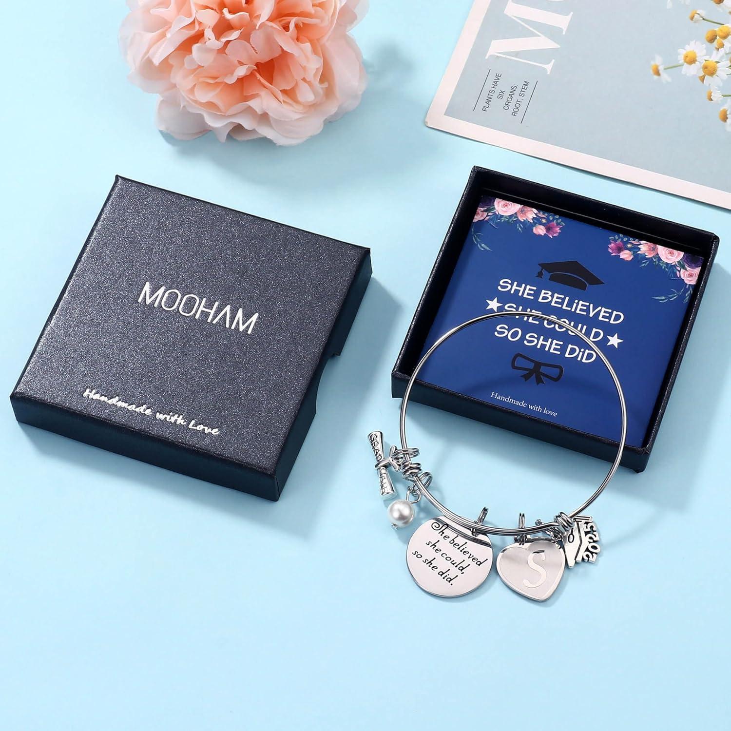 imageM MOOHAM Graduation Gifts for Her 2026 Class of 2026 High School College Graduation Gifts Inspirational Graduation BraceletG