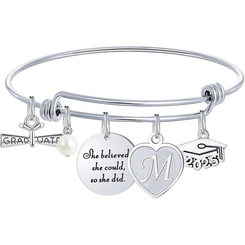 imageM MOOHAM Graduation Gifts for Her 2026 Class of 2026 High School College Graduation Gifts Inspirational Graduation BraceletM