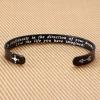 M MOOHAM Graduation Gifts for Her Him 2026, Inspirational Graduation Bracelets Class of 2026 High School College Graduation Gifts for Her with Graduation Box(With Box-Believe in yourself and you will be unstoppable(Black))