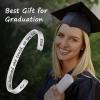 M MOOHAM Graduation Gifts for Her Him 2026, Inspirational Graduation Bracelets Class of 2026 High School College Graduation Gifts for Her with Graduation Box(” With Box -She Believed She Could So She Did)