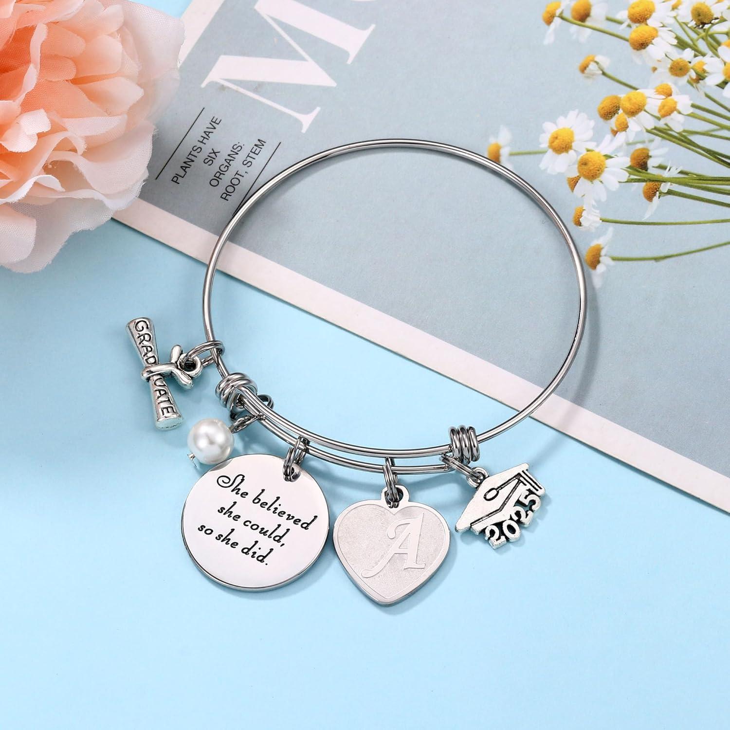 imageM MOOHAM Graduation Gifts for Her 2026 Class of 2026 High School College Graduation Gifts Inspirational Graduation BraceletF